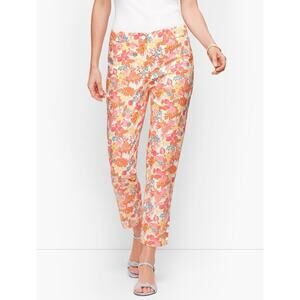 Talbots Women’s Perfect Crop Pants Fruit And Flowers Size 6